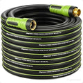 Garden Hose 75ft x 5/8", NON-EXPANDABLE Water Hose Heavy Duty, Flexible, Lightweight, Kink Resistant & Outside Hybrid Hose, Male to Female Fittings by HEYRSUN