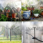 Garden Irrigation Flexible Fine Misters for Outdoor Plants Yard Lawn, Adjustable Sprinkler Nozzle with 360 Flexible Hose(70m/230ft) - Image 7