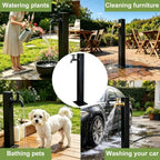 Outdoor Water Column Antifreeze Hose Faucet Stainless Steel Garden Water Tap for Backyard, Farm, Irrigation, Car Washing, Pet Showering(Height: 60cm/23.6in) - Image 5