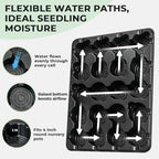 homenote 10 Pack 20 Cell Seed Starter Trays Compatible with 3 Inch Pots - Image 6