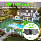 Retractable Garden Hose Reel 1/2 in x130 ft， Wall Mounted Hose Reel - Image 2
