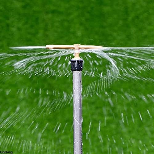 Garden Hose Sprinkler 2/3/4 Arm Automatic Rotary Sprayer 360 Degree Rotation Brass Lawn Irrigation Sprinkler Heads Garden Accessories Watering Nozzle (Color : C) - Image 4
