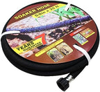 Taisia 5/8" Soaker Hose 25 ft Round Rubber Garden Soaker Hoses, Heavy Duty Drip Hose for Watering Irrigation, Water Seeper Soaker Hoses for Garden, Lawn and Plants - Image 3