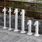 White 304 Stainless Steel Vertical Garden Water Column Garden Hose Holder Freestanding with Faucet Outdoor Garden Water Column Faucet Water Hydrant Fountain for Backyard, Lawns, Restrooms.(86cm/33.9in - Image 6