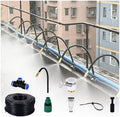 Outdoor Misting Sprinkler Kit, 360° Adjustable Nozzles Drip Irrigation System for Garden, Farm, Workshop & Construction Cooling and Dust Control,30cm Nozzle,98.5ft(30m) by Unknown