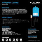 NSF Certified Pulse Meter + Shutoff Valve Kit, 1-1/2", FlowSmart Controller YS5006 Reads Meter Pulses, Real-Time Usage & Leak Detection, Auto Shutoff (D2D Offline), LoRa Long Range, Hub Included - Image 5