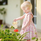 YARNOW 5 Pack Kids Watering Can Set, Small Metal Watering Cans for Kids with Dual Handles and Sprinkler Spout for Gardening Plants Flowers, Assorted Colors - Image 7