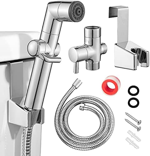 JONKEAN Bidet Sprayer for Toilet, Sprayer for Bathroom Chrome by JONKEANGlobal