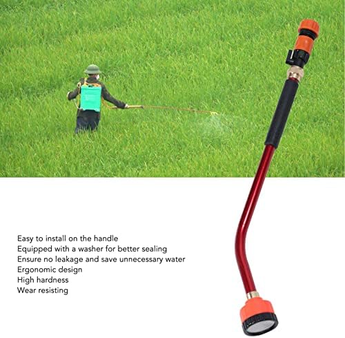 Adjustable Water Sprayer Wand Durable High Rise Stick Sprinkler Aluminum Alloy Plastic Plant Watering Wand for Garden Yard Farm (60CM) - Image 7