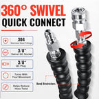 YAMATIC 3/8 Inch Pressure Washer Hose, 4000 PSI, 100 FT - Image 4