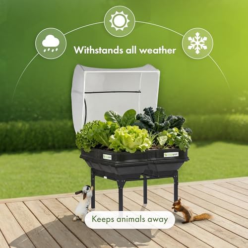 vegepod - Raised Garden Bed - Self Watering Container Garden Kit with Protective Cover, Easily Elevated to Waist Height, 2 Years Warranty (Medium, Stand) - Image 5