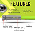 Flexzilla Garden Hose 5/8 in. x 25 ft., Lightweight All-Weather Water Hose, Durable and Flexible, Leak-Free Connections - Image 4