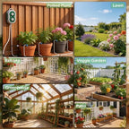 Automatic Drip Irrigation System for Garden with USB & Timer, 50FT Plant Watering Devices for 15 Pots, IP65 Waterproof 2200mAh Watering System for Indoor Outdoor Lawn Farm Greenhouse Balcony Patio - Image 6