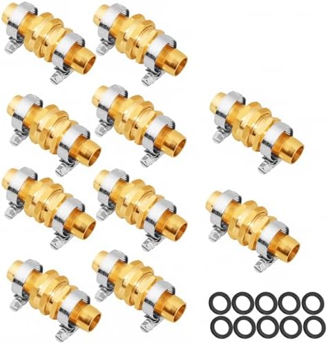 UNWAVER Garden Hose Repair Kit for 3/4" or 5/8" Brass Hose Repair Adapter by Unknown