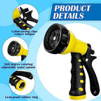 Tanlade 10 Pcs Adjustable Hose Nozzle Sprayer with 8 Watering Patterns - Image 3