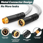 Garden Hose 50 FT with 10-Function Nozzle Leak-proof Kink-Free - Image 4