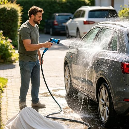 Garden Water Hose Multi-Purpose Adjustable Outdoor Equipment - Image 2