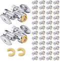 50Pcs EFIELD 1/2"Push x Dual 3/8"OD Straight Stop Valve(PF-VALVE039-50) by EFIELDPEXTUBING