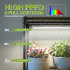 2-Tier Desktop Indoor Greenhouse with Grow Light, 11.8x23.6x23.6 - Image 6