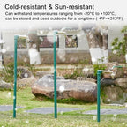 Floor Mounted Faucet Outdoor Water Pipe Vertical Fountain Irrigation Column,Freestanding 304 Stainless Steel Garden Water Column - Anti-Freeze Faucet for Outdoor Irrigation & Watering, 16in - Image 3