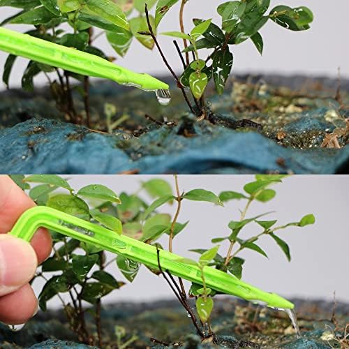 Automatic Hose Watering Garden Irrigation Kit with Green Elbow Dripper Emitter Drip System Bonsai Potted Plant Greenhouse - Image 3