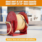 lesolar Pressure Washer Hose Reel100FTx3/8'' / 200FTx1/4'' - Image 2