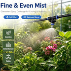Misting Nozzle Tee Irrigation System, Outdoor Cooling Mist Kit, Automatic Watering, Easy to Install Garden Misting Setup, Perfect for Lawn and Patio - Image 4
