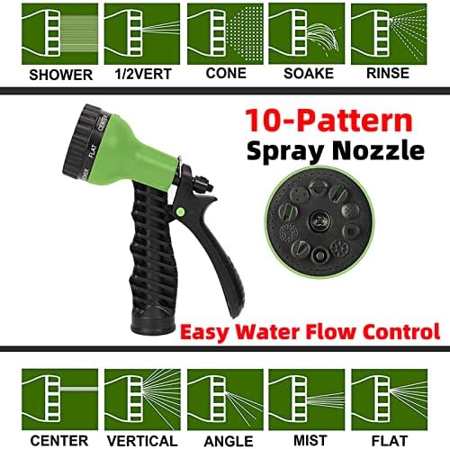 Metal Garden Hose 25ft Heavy Duty Stainless Steel Water Hose with 2 Nozzles for Yard, Outdoor - Flexible, Never Kink & Tangle, Puncture Resistant - Image 5