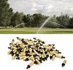 100PCS Single Hook Copper Atomizing Nozzle Mister Nozzles Drip Irrigation,for 4/7 Hose or Transfer to 8/11 Tube,Stable Spraying,360 Full Circle Spraying - Image 5