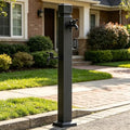 Outdoor Water Column Antifreeze Hose Faucet Stainless Steel Garden Water Tap for Patio Lawn Irrigation Washing, Yard Hydrant Water Feature Fountain Water Dispenser(Style 2,Height: 95cm/37.4in) by Gaommini