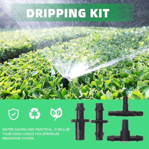 TEHAUX Automatic Drip Irrigation Kit DIY Micro Drip Irrigation System 15m Tubing Outdoor Garden Watering System for Lawn Greenhouse Plant Watering - Image 4