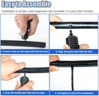 Drip Irrigation Kit for Garden and Raised Beds, Outdoor Water Mister Spray System for Plant Watering, Cooling, Dust Suppression, Easy Installation, Efficient Watering Solution - Image 6