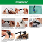 Generic Intelligent Automatic Solar Powered Garden Irrigation System, Programmable Watering Timer, Smart Irrigation System with Efficient Design, Ideal for Garden, Farmland & Lawn - Image 5