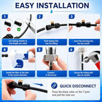 Patio Misters for Cooling Outdoor, Water Misting Cooling System,DIY Outdoor Misters (15M/49.2FT) - Image 7