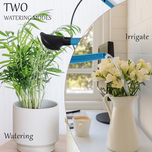 1.59 Gal Blue Clear Plastic Foldable Watering Can - Image 5