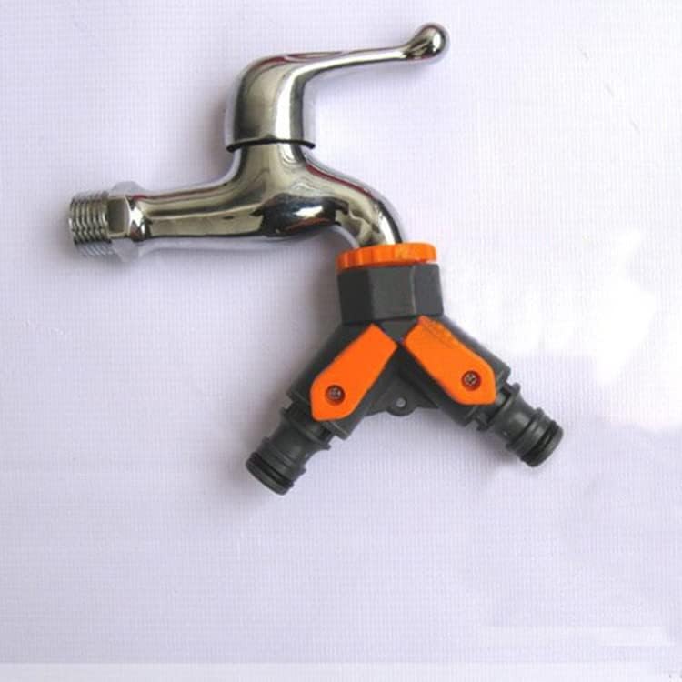 Hose Splitter 2 Way, Heavy Duty Metal Connector, 2 Way Garden Hose Splitter, Garden Hose Diverter Fittings with Control Valve, for Greenhouse, Agriculture, Animal Husbandry - Image 6