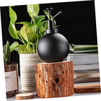 500ml Stainless Steel Watering Can Xmas for Flowers and Plants, Black - Image 6