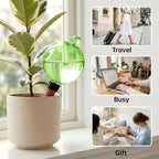 EX-Large Plant Watering Globes, 26oz Plastic Top Fill Self Watering Globes - Image 3