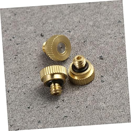 balacoo 60pcs Brass Misting Nozzles for Low Pressure Atomizing Sprayer for Outdoor Cooling Garden Irrigation and Landscape Watering Systems - Image 3