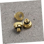 balacoo 60pcs Brass Misting Nozzles for Low Pressure Atomizing Sprayer for Outdoor Cooling Garden Irrigation and Landscape Watering Systems - Image 3