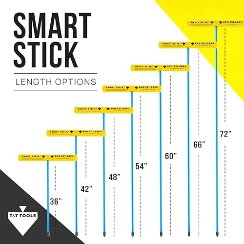 T&T Tools 42-Inch Smart Stick Metal Soil Probe – 3/8" Round Rod - 1 Pack - Image 3