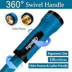 Garden Hose 75 ft, Made of TPE (BetterThan PVC/Hybrid Polymer), Lightweight yet Durable Water Hose with Ergonomic Grip, Drinking Water Safe Material, All-Weather, 3/4" GHT Fittings - Image 5