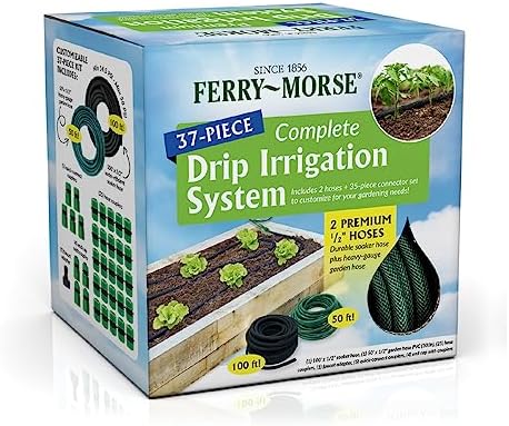 Ferry-Morse Drip Irrigation Soaker Hose Kit, 100 ft + 50 ft Hose - Image 2