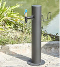 Garden Water Column with Faucet,304 Stainless Steel Vertical Water Column Outdoor Hose Stand ，Landscape Decor Yard Hydrant Fountain ，for Car Washing and Watering by Unknown