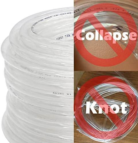 DAVCO 1/2" ID x 100ft Clear Vinyl Tubing, Low Pressure Flexible PVC Tubing, Heavy Duty UV Chemical Resistant Lightweight Plastic Vinyl Hose, BPA Free and Non Toxic - Image 6