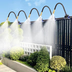 Tubing Drippers Garden Irrigation Kit for Raised Garden Bed/Havc/Potted Plants, Outdoor Misting Cooling System(H 12 in(30cm) Nozzle,L 49ft(15m)) by Unknown