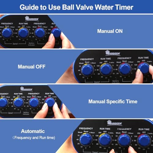 Dual Outlet Water Timer Irrigation Controller System - Image 4