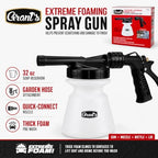 Extreme Foaming Car Wash Spray Gun – Compatible with Grant 57457 – 32oz Soap Dispenser, Garden Hose Attachment, Thick Foam for Pre-Wash, Quick Connect Nozzle - Image 4