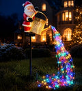 Solar Watering Can Light,Christmas Santa Solar Kettle Lights, Solar Outdoor Decorative,Garden Decor Lights for Yard, IP65 Waterproof Novelty Santas Solars Christmas Decorations Night Lights by NIGHT-GRING