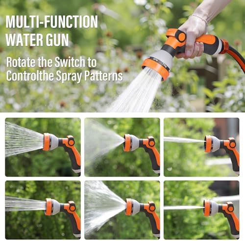 100FT Water Hose with Reel & Holder for Balcony & Patio - Image 4